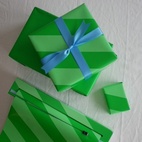 Presentpapper 66cm x 10m Jungle Journey grön