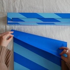 Presentpapper 66cm x 10m Breezy blå