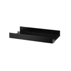 Metallhyllplan Hög 58x30 svart