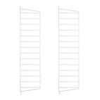 Väggavel 75x20 2-p vit