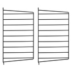 Väggavel 50x30 2-p svart