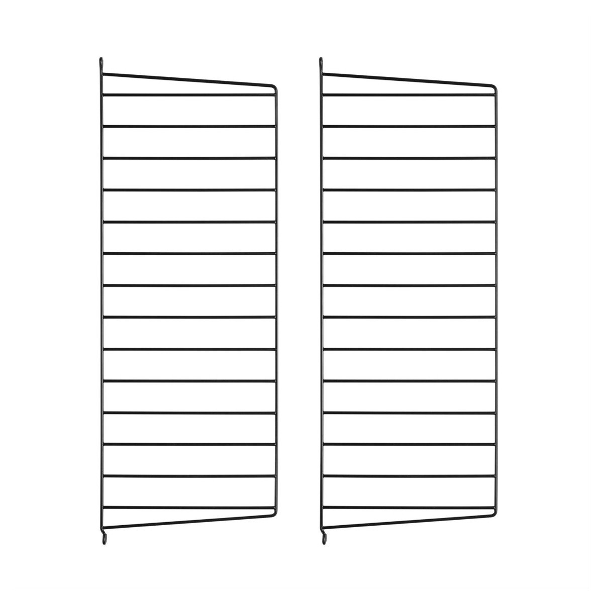 Väggavel 75x30 2-p svart