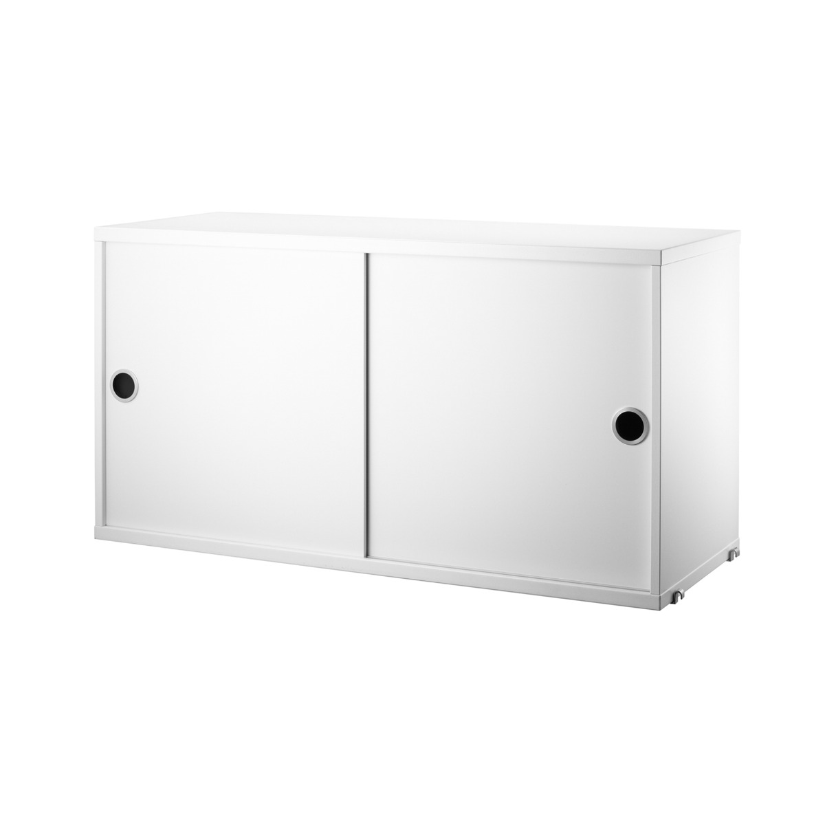 Skåp m skjutdörrar 78x30x42 vit
