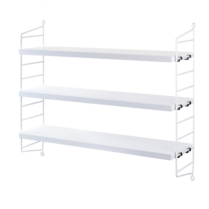 Pocket String Shelf, white