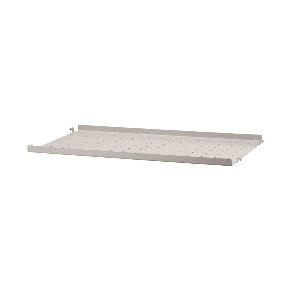 Metallhyllplan Låg 58x30 beige