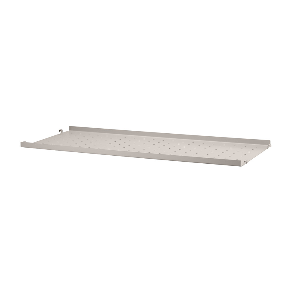 Metallhyllplan Låg 78x30 beige