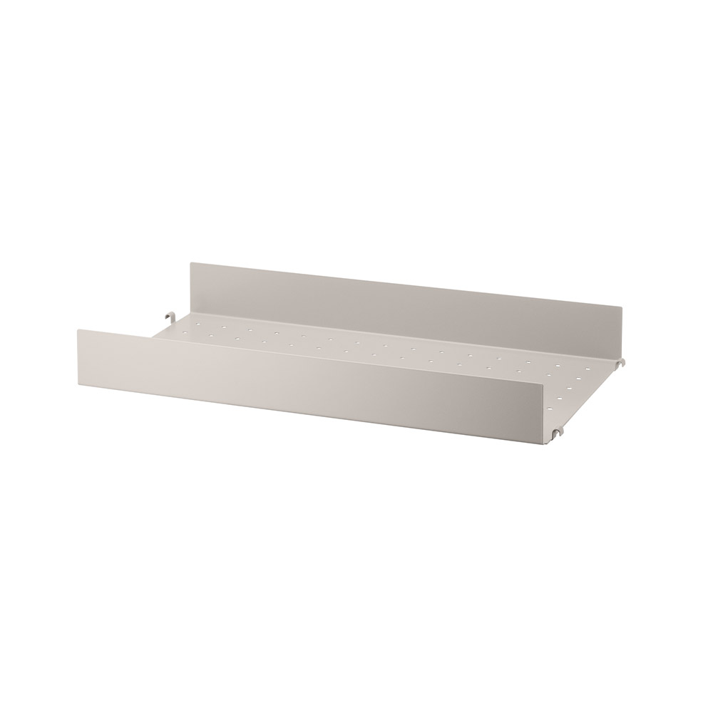 Metallhyllplan Hög 58x30 beige