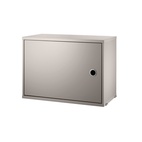 Skåp med dörr 58 x 30 x 42 cm Beige