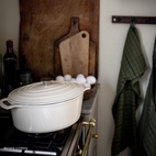 Støpejernsgryte Granberg oval 6L Cream
