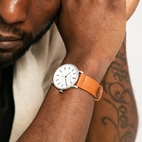 Lee 38 mm Tan Wristwatch