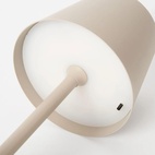 Rechargeable Table Lamp ELSA Beige