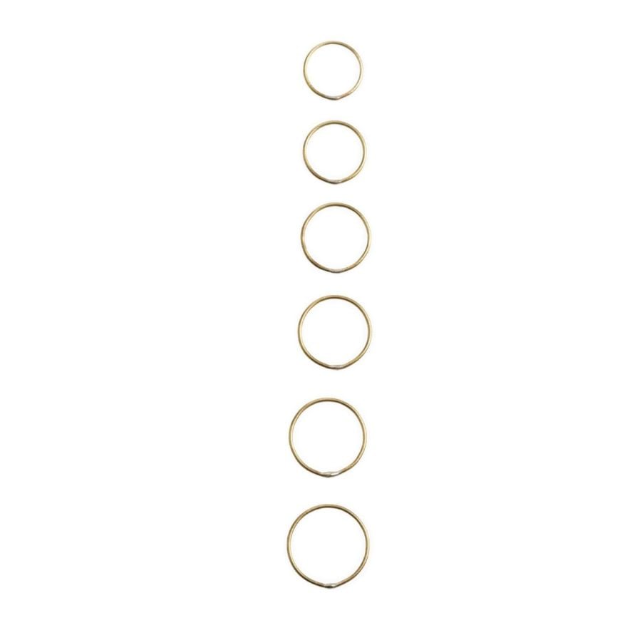 Simple brass ring 19-20 mm