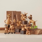 Trefigur Hazel Ekorn 11,5 cm Eik