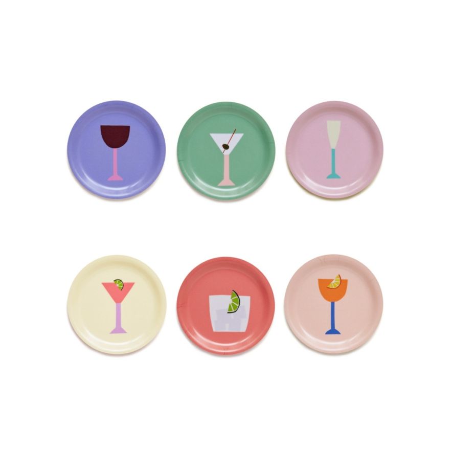 Glassunderlag Cocktails 6-p