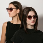 Solbriller Oval Champagne