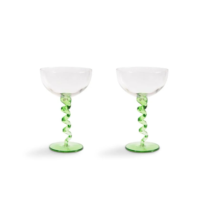 Champagnecoupe Spiral 2 stk
