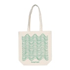 Tote bag Designtorget Våg Grön