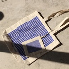 Tote bag Designtorget Blue Stripes