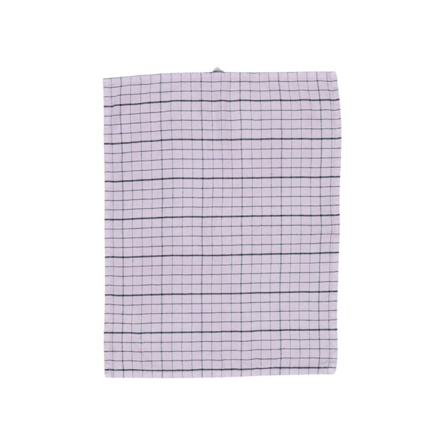 Kökshandduk Rutan 50x70 cm Syrén