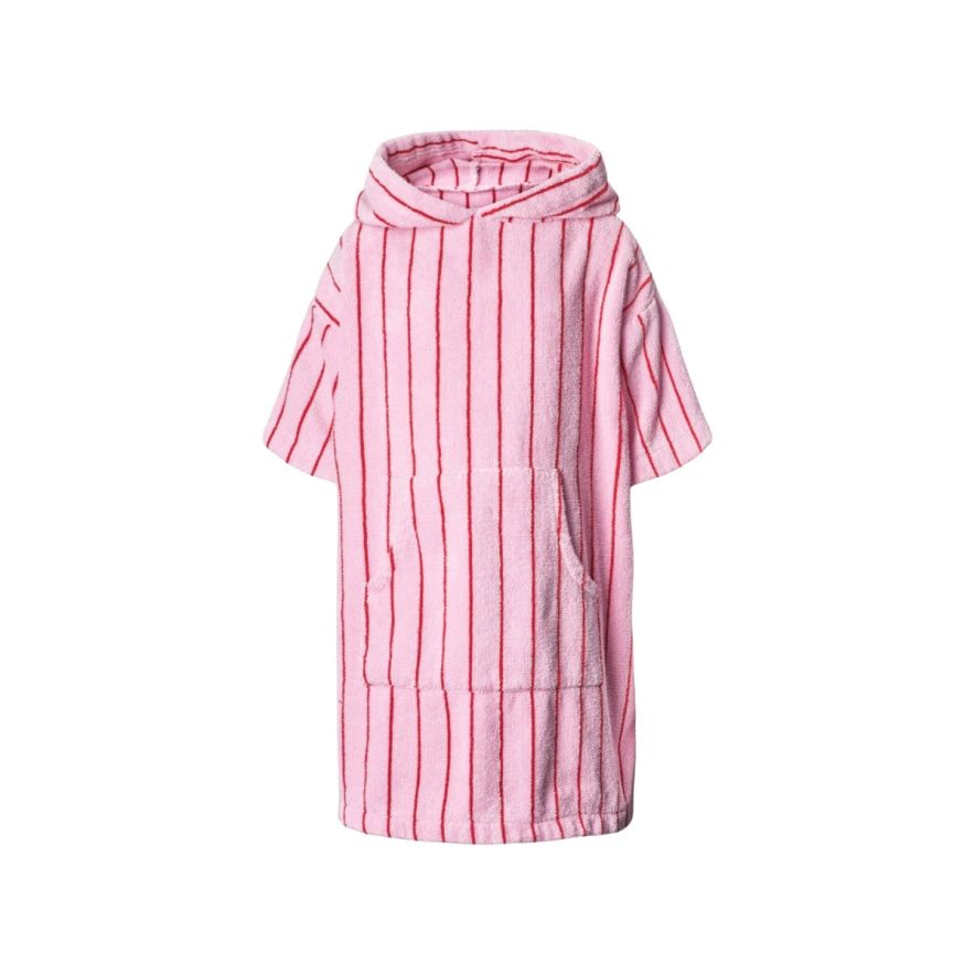 Badrock Poncho Naram Rosa/Röd 5-7 år