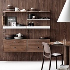 Hyllplan 78x30 3-p valnöt