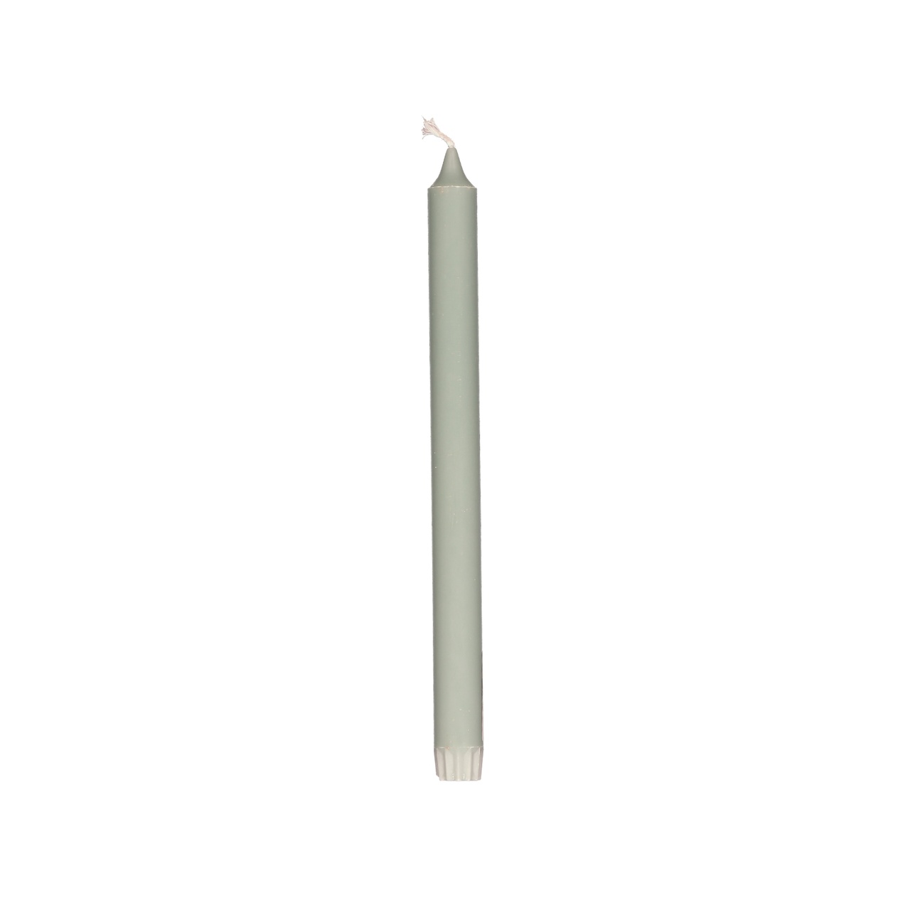 Kronelys 28 cm grønn