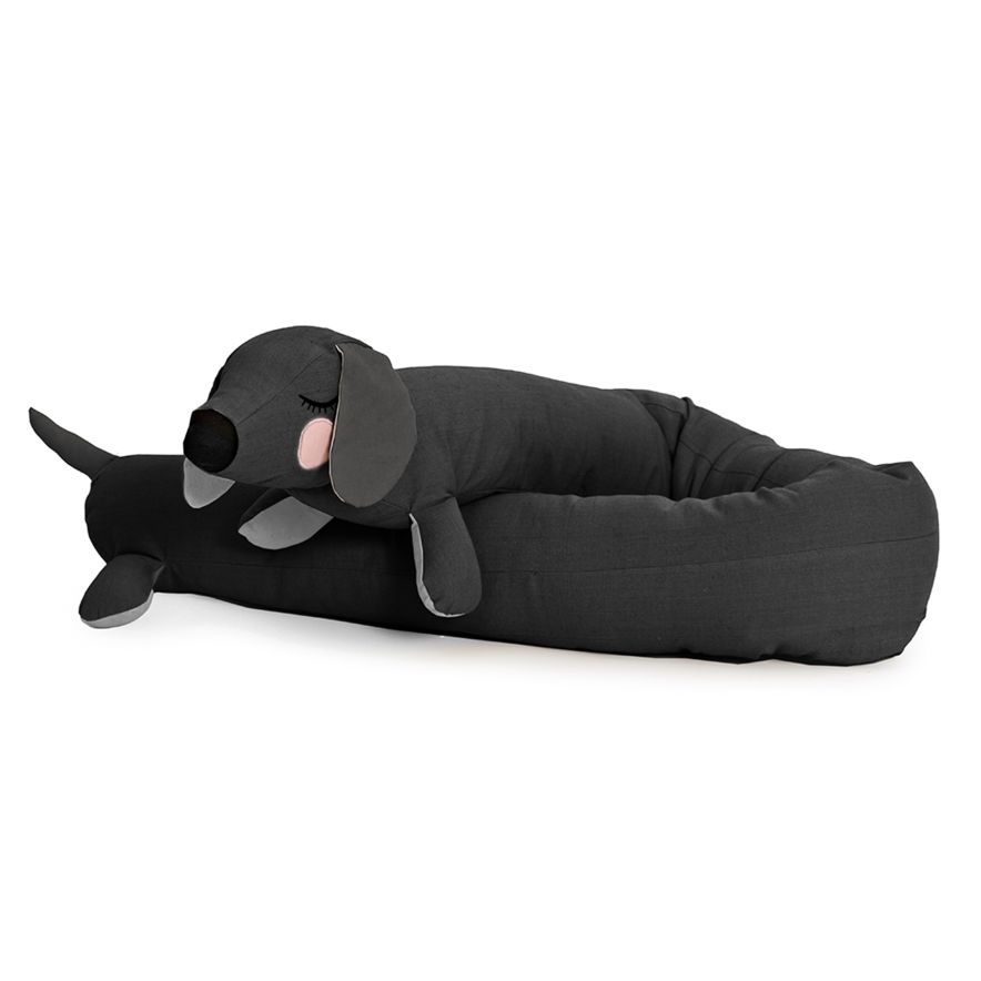 Kudde Lazy long dog antracit