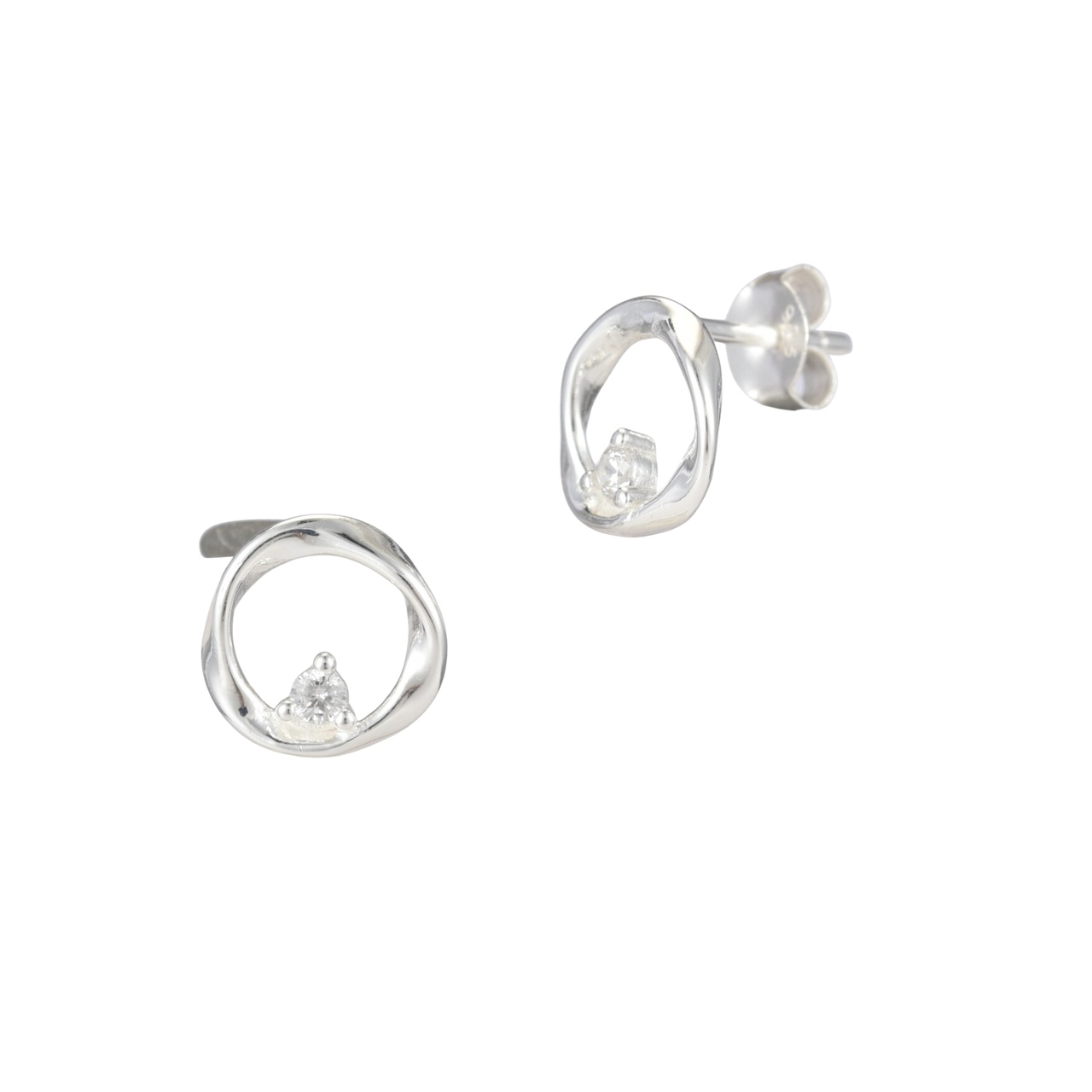 Örhängen Trinity Silver