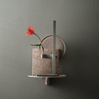 Lysestake Museum 40x15x13cm Grønn