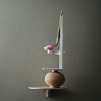 Lysestake Museum 40x15x13 cm Hvit