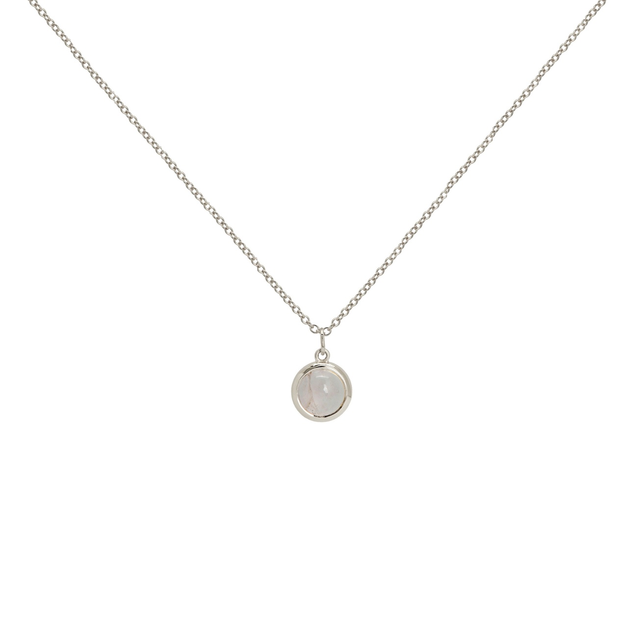 Dear Silver Pink Necklace