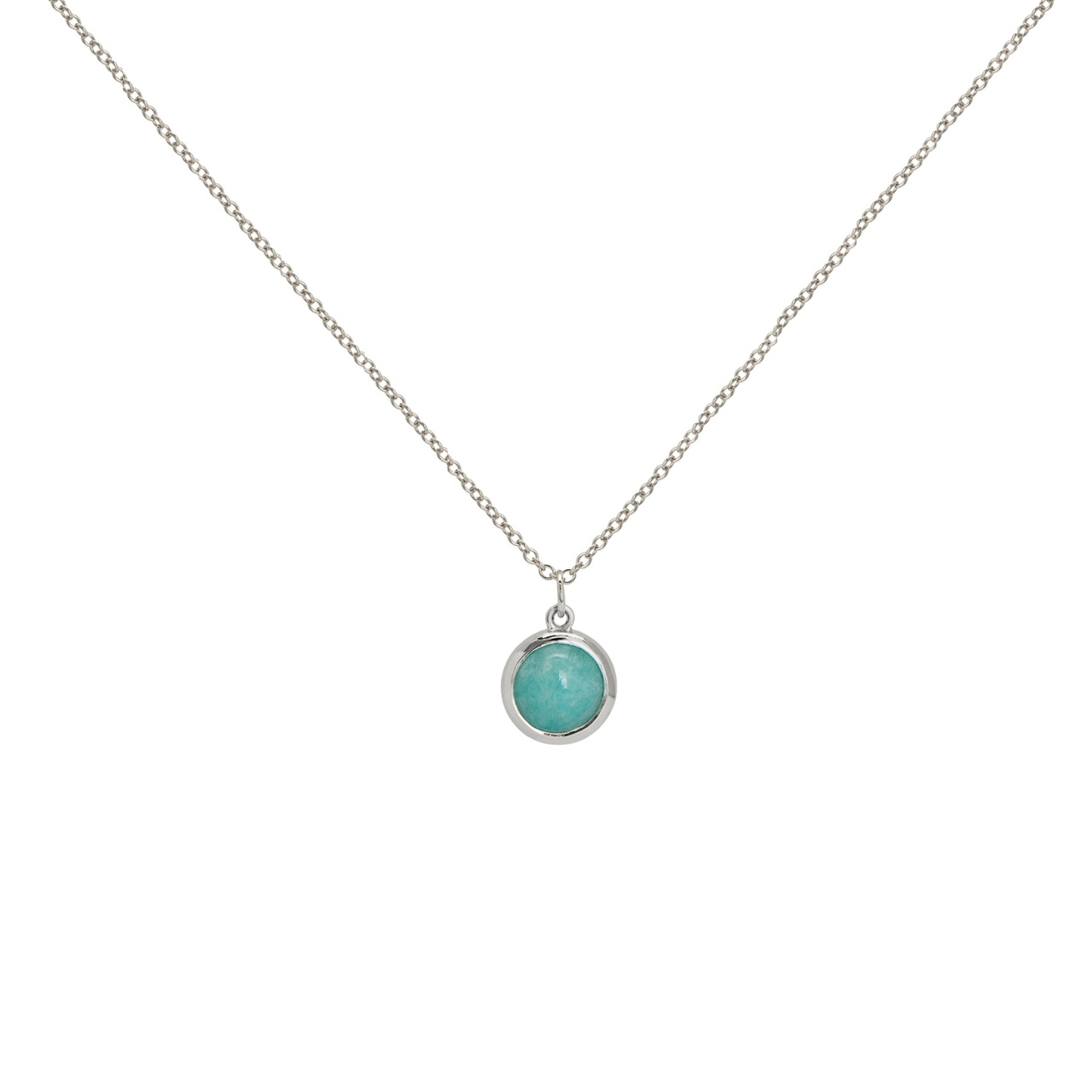 Dear Silver Turquoise Necklace