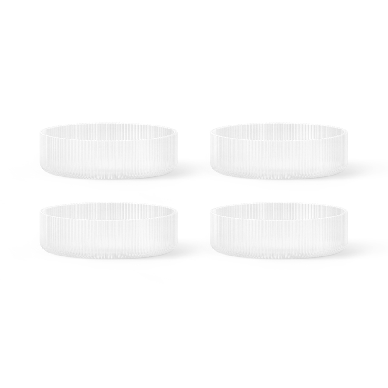 Skålar Ripple 4p Frostad