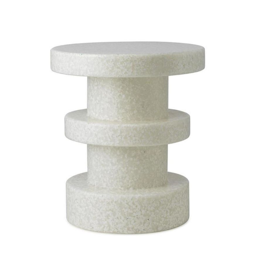 Krakk / Sidebord Bit Stack Hvit
