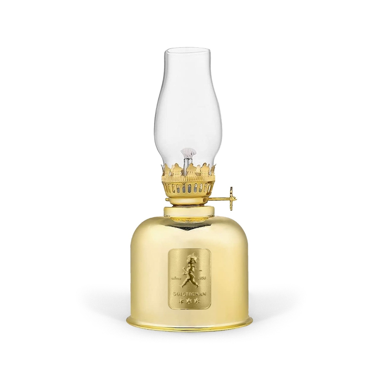 Fotogenlampa Guld