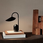 Bordslampa Uppladdingsbar Arum Svart