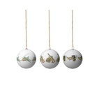 Weihnachtskugeln Frosch, Hummel, Grashüpfer 3er-Set