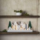 Puzzle-kynttilänjalka, 9 lamppua, ajastimella