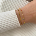 Santa Monica Multi Gold Bracelet