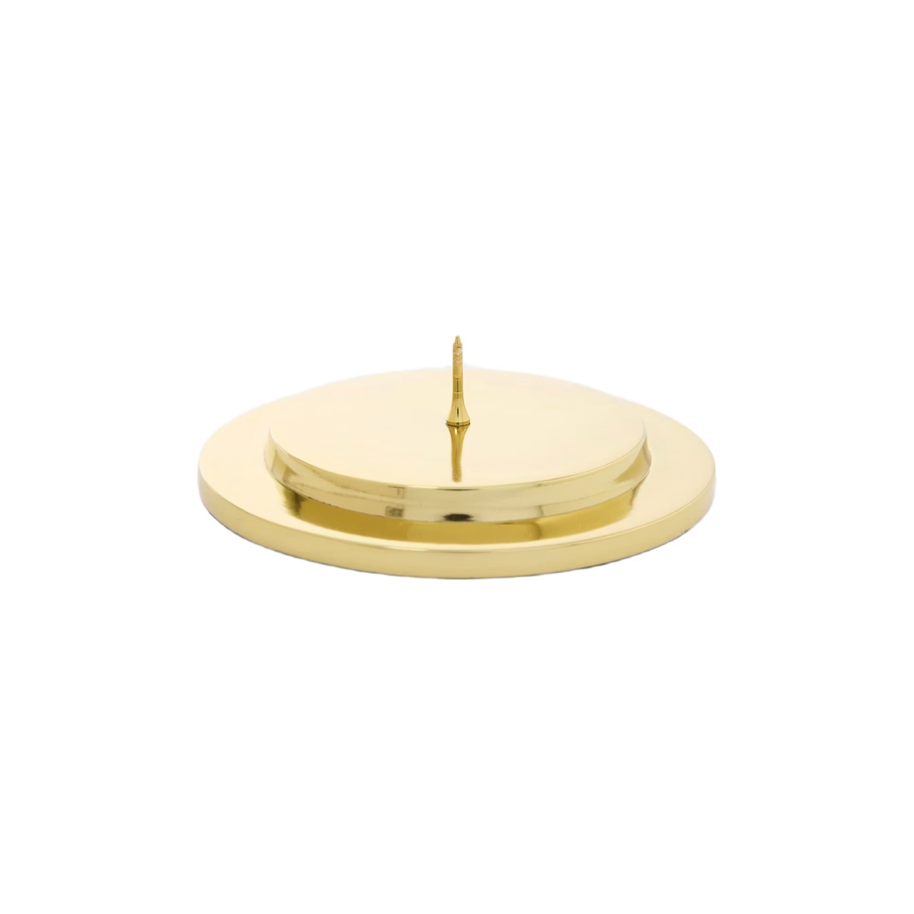 Candle Holder for Block Candles, Gold