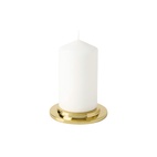 Candle Holder for Block Candles, Gold
