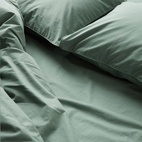 Sengetøy Vide Percale 150x210 cm Mørkegrønn
