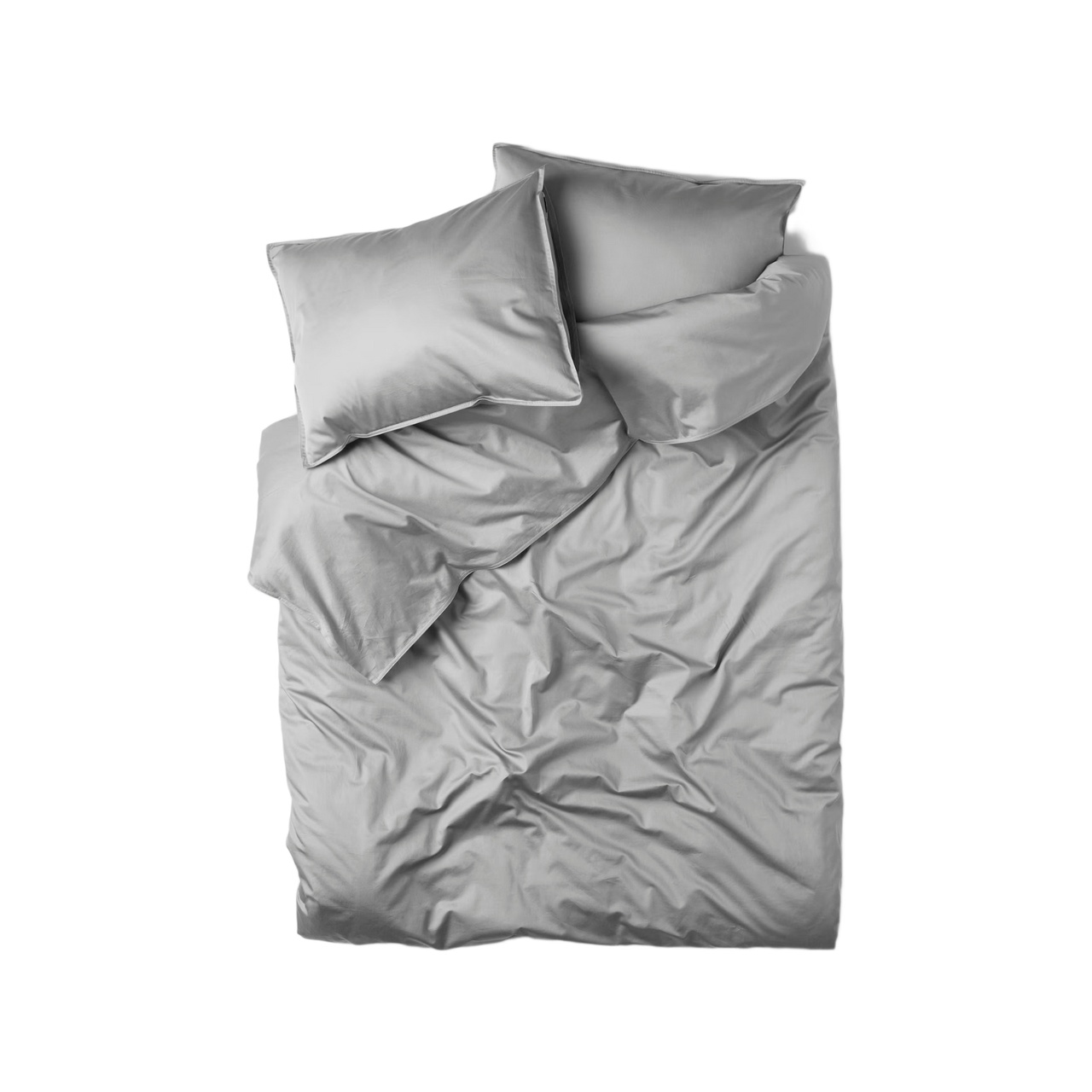 Bäddset Vide Satin 220x210cm Mörkgrå