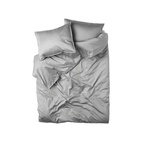 Bäddset Vide Satin 220x210cm Mörkgrå