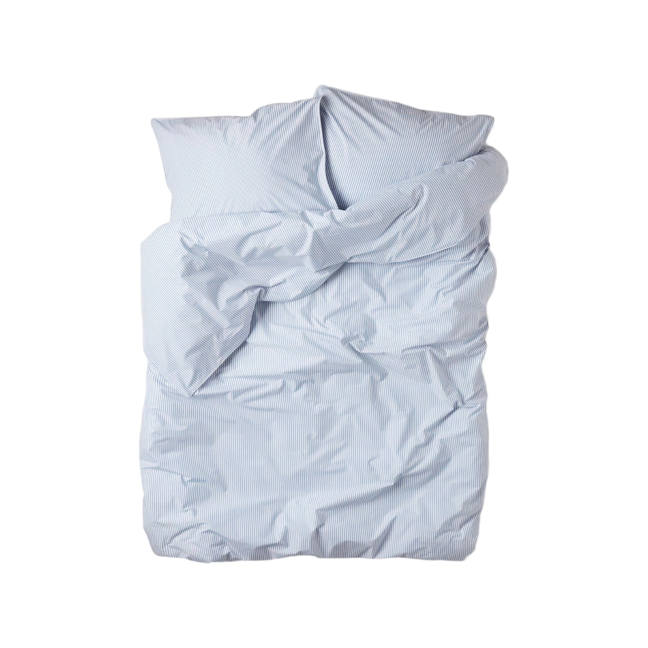 Bäddset Vide Percale 220x210cm Blå/Vit