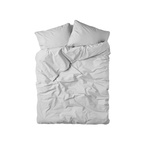 Sengetøy Vide Percale 220x210 cm Lysegrå