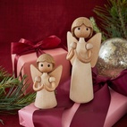 Träfigur Aura Angel 9cm