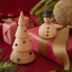 Trefigur Snowman 9,4 cm