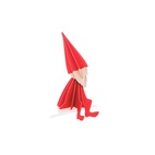 Christmas Decoration Elf 12 cm Red