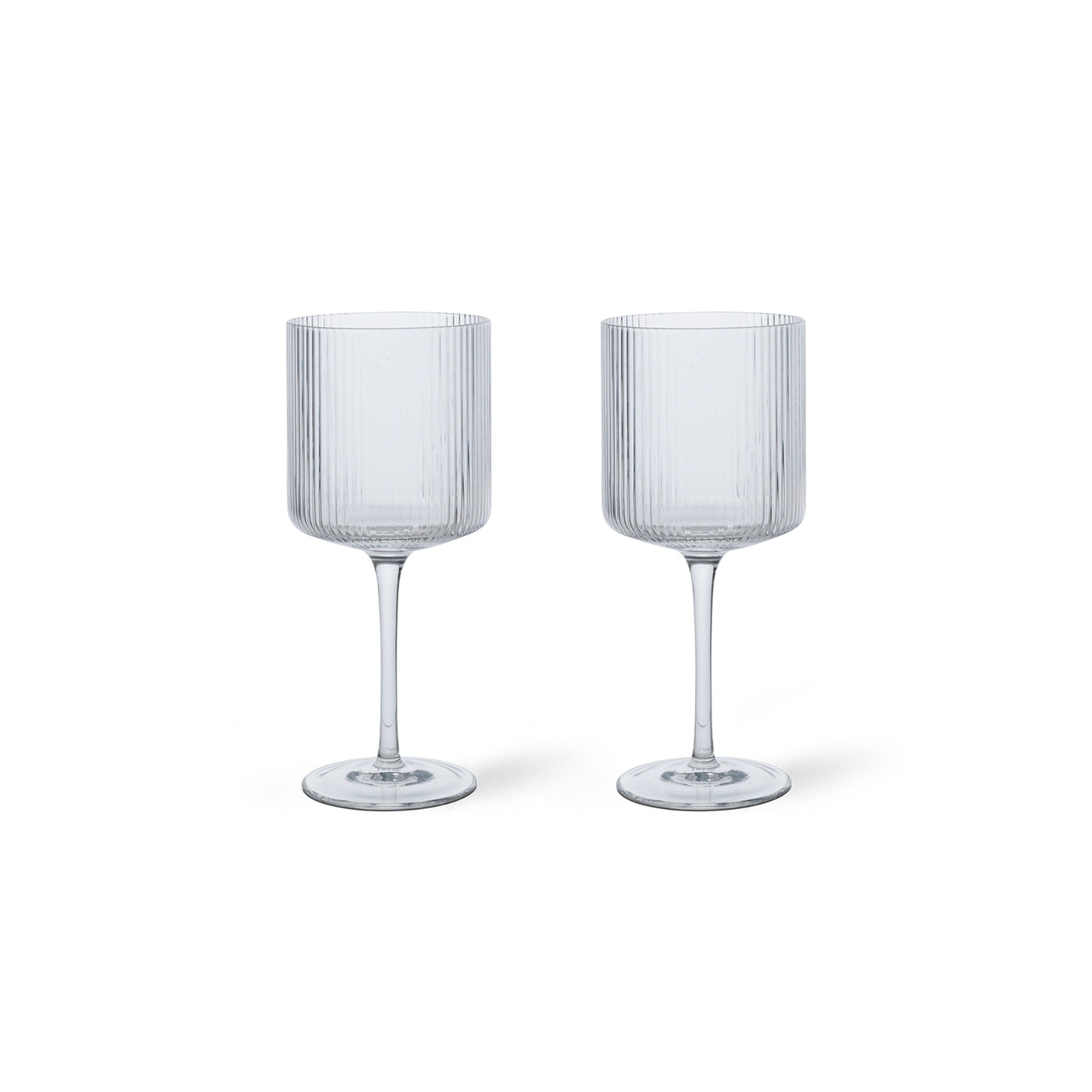 Rödvinsglas Ripple 2-pack Klar